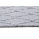 Tapis uni bleu clair en laine plat Esprit Home Lotte Kelim