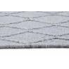 Tapis uni bleu clair en laine plat Esprit Home Lotte Kelim