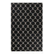 Tapis plat en laine géométrique noir Aaron Kelim Esprit Home