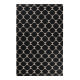 Tapis plat en laine géométrique noir Aaron Kelim Esprit Home