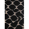 Tapis plat en laine géométrique noir Aaron Kelim Esprit Home