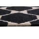 Tapis plat en laine géométrique noir Aaron Kelim Esprit Home