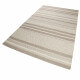 Tapis rayé sable et taupe pour salon plat Hudson Kelim Esprit Home