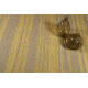 Tapis rayé jaune et taupe pour salon plat Hudson Kelim Esprit Home