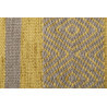 Tapis rayé jaune et taupe pour salon plat Hudson Kelim Esprit Home