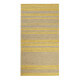 Tapis rayé jaune et taupe pour salon plat Hudson Kelim Esprit Home