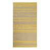 Tapis rayé jaune et taupe pour salon plat Hudson Kelim Esprit Home