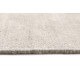 Tapis uni en laine rectangle argenté Maya Kelim Esprit Home