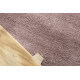 Tapis uni en laine rectangle lilas Maya Kelim Esprit Home