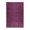 Tapis uni en laine rectangle rose Maya Kelim Esprit Home