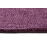 Tapis uni en laine rectangle rose Maya Kelim Esprit Home