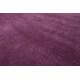 Tapis uni en laine rectangle rose Maya Kelim Esprit Home