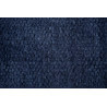 Tapis uni en laine rectangle bleu foncé Maya Kelim Esprit Home