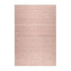 Tapis uni en laine rectangle rose clair Maya Kelim Esprit Home