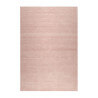 Tapis uni en laine rectangle rose clair Maya Kelim Esprit Home