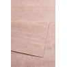 Tapis uni en laine rectangle rose clair Maya Kelim Esprit Home