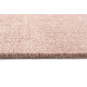 Tapis uni en laine rectangle rose clair Maya Kelim Esprit Home