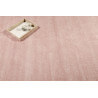 Tapis uni en laine rectangle rose clair Maya Kelim Esprit Home