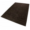 Tapis uni en laine rectangle brun Maya Kelim Esprit Home