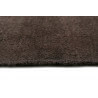 Tapis uni en laine rectangle brun Maya Kelim Esprit Home