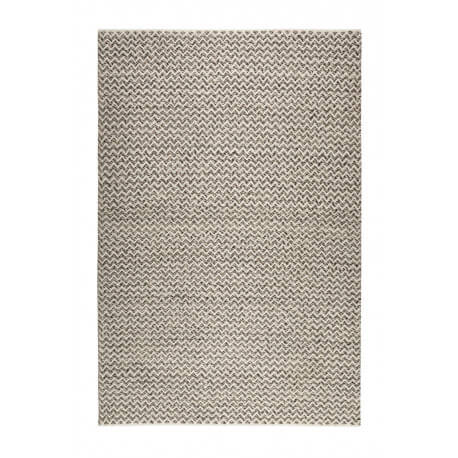 Tapis géométrique blanc et noir en laine Sandi Kelim Esprit Home