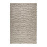 Tapis géométrique blanc et noir en laine Sandi Kelim Esprit Home