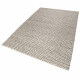 Tapis géométrique blanc et noir en laine Sandi Kelim Esprit Home