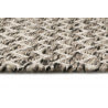 Tapis géométrique blanc et noir en laine Sandi Kelim Esprit Home