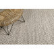 Tapis géométrique blanc et noir en laine Sandi Kelim Esprit Home