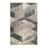 Tapis géométrique gris rectangle Tamo Esprit Home