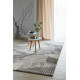 Tapis géométrique gris rectangle Tamo Esprit Home