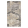 Tapis géométrique gris rectangle Tamo Esprit Home