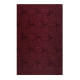 Tapis rouge floral en laine de N-Z design Oria Esprit Home