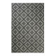 Tapis gris en laine Esprit Home plat géométrique Kian Kelim