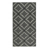 Tapis gris en laine Esprit Home plat géométrique Kian Kelim