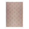 Tapis rose en laine Esprit Home plat géométrique Kian Kelim