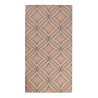 Tapis rose en laine Esprit Home plat géométrique Kian Kelim