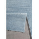 Tapis bleu glace shaggy doux uni Loft Esprit Home