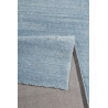 Tapis bleu glace shaggy doux uni Loft Esprit Home