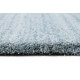 Tapis bleu glace shaggy doux uni Loft Esprit Home