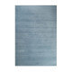 Tapis bleu shaggy doux uni Loft Esprit Home