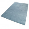 Tapis bleu shaggy doux uni Loft Esprit Home