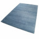 Tapis gris bleu shaggy doux uni Loft Esprit Home