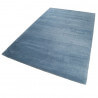 Tapis gris bleu shaggy doux uni Loft Esprit Home