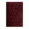 Tapis bordeaux shaggy doux uni Loft Esprit Home