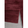 Tapis bordeaux shaggy doux uni Loft Esprit Home