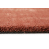 Tapis rouge brique shaggy doux uni Loft Esprit Home