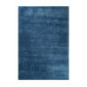 Tapis bleu pétrole shaggy doux uni Loft Esprit Home