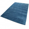 Tapis bleu pétrole shaggy doux uni Loft Esprit Home