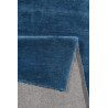 Tapis bleu pétrole shaggy doux uni Loft Esprit Home